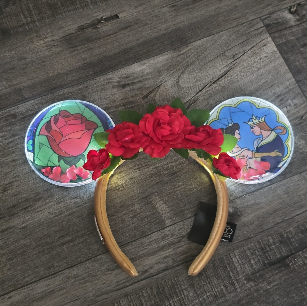 Beauty & The Beast Disney 100 Decades Light Up Ears